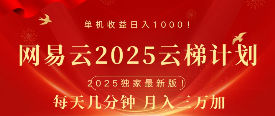 网易云最新玩法，纯挂机!!